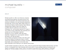 Tablet Screenshot of michaellaurello.com